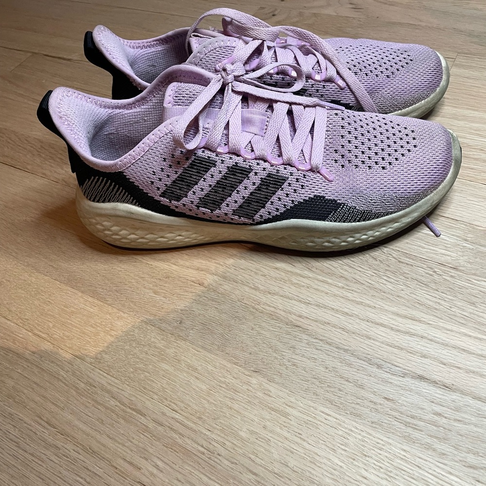 Adidas purple sneakers